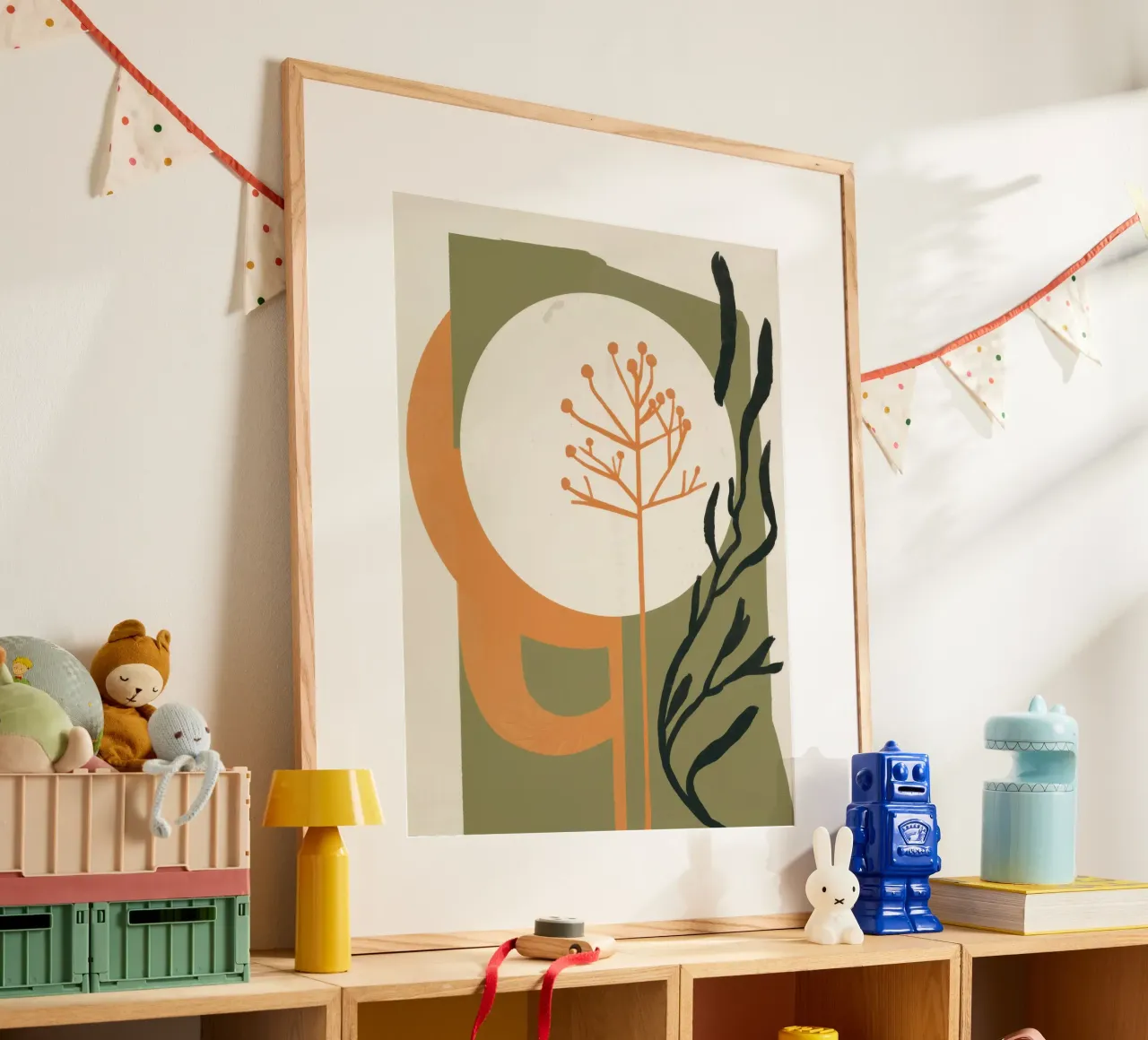 Pianta solare astratta poster da Lyra Glaze