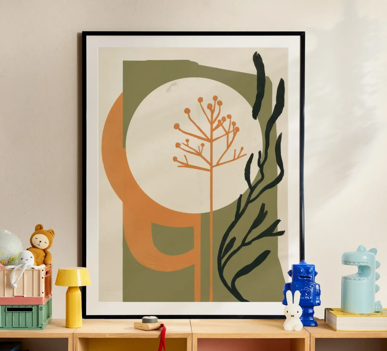 Pianta solare astratta poster da Lyra Glaze