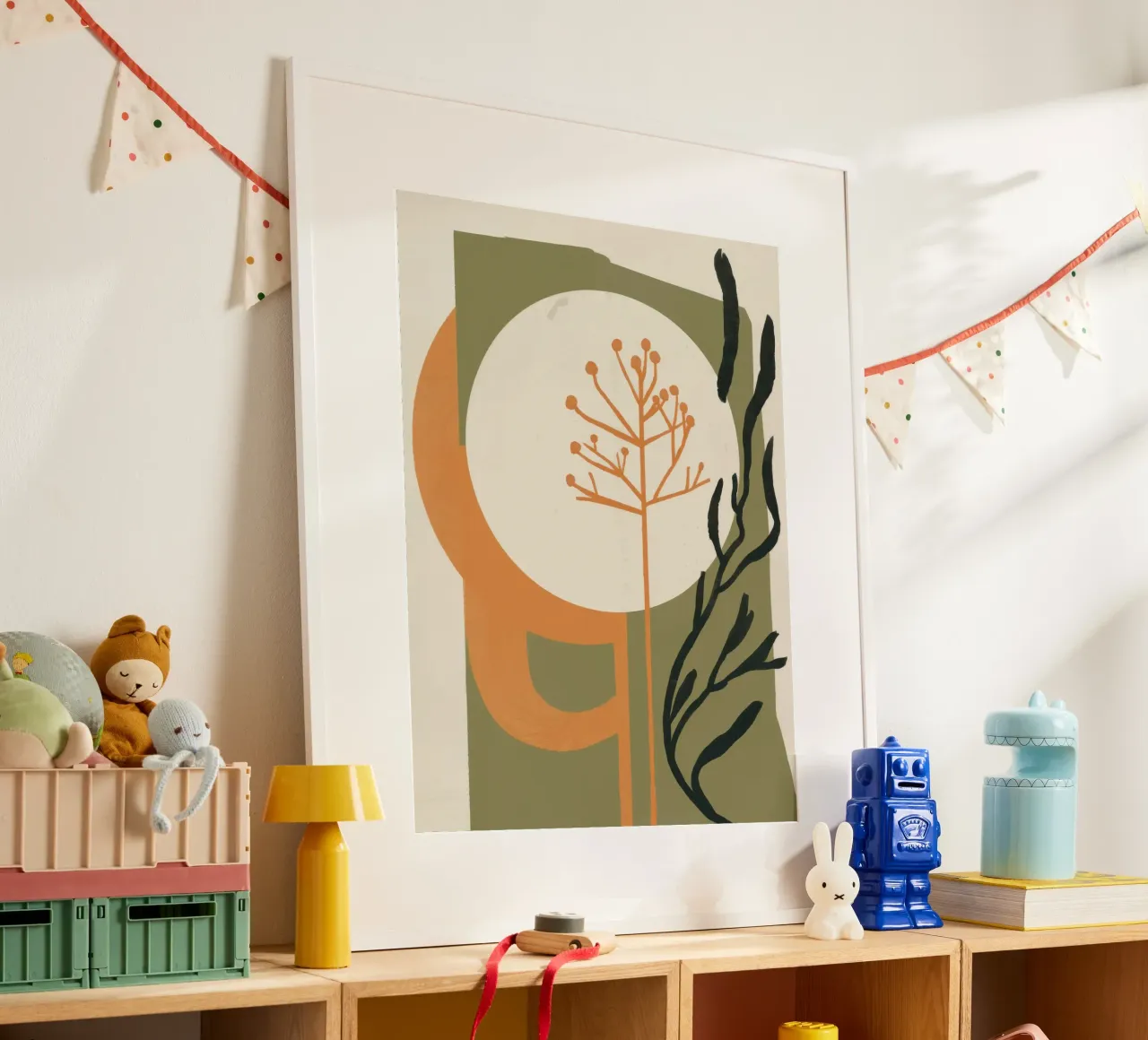 Pianta solare astratta poster da Lyra Glaze