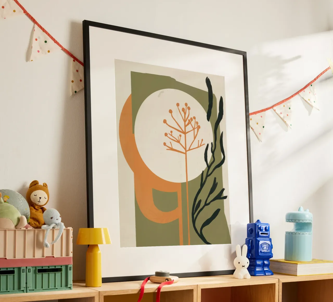 Pianta solare astratta poster da Lyra Glaze
