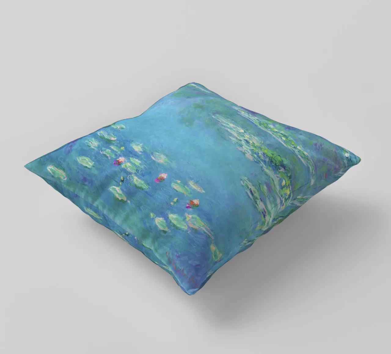 Ninfee di Claude Monet (1840-1926) cuscino da Classic Art Prints