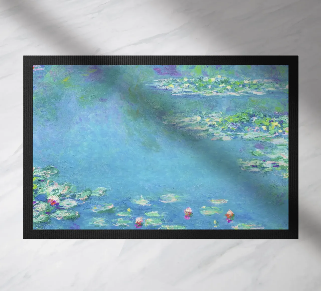 Ninfee di Claude Monet (1840-1926) zerbino da Classic Art Prints