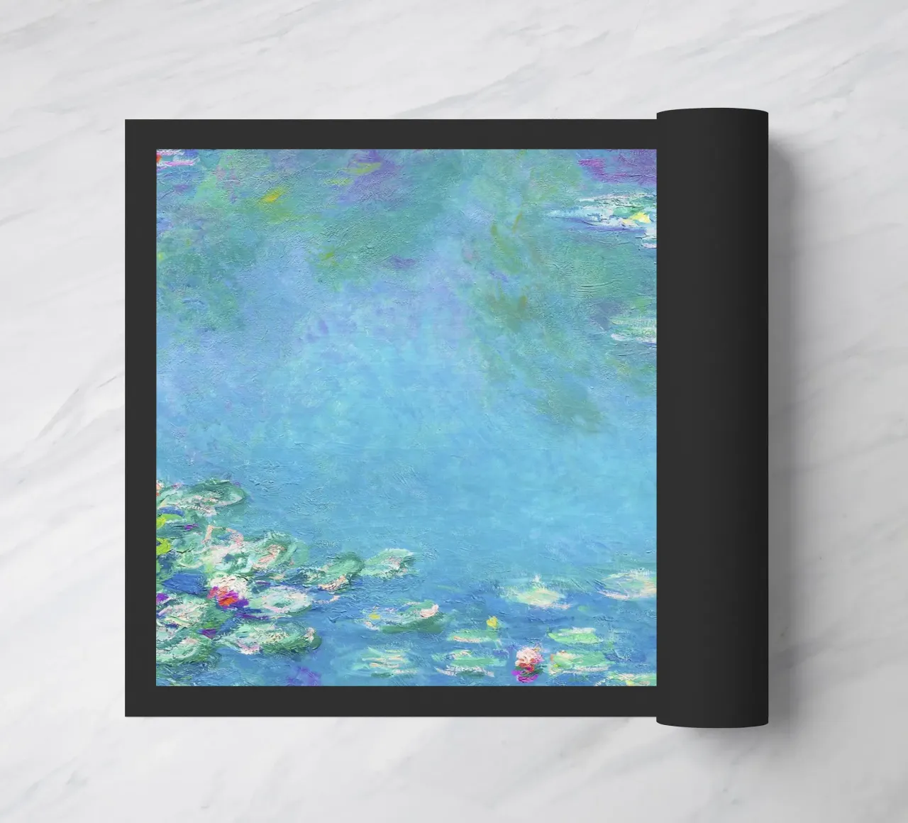 Ninfee di Claude Monet (1840-1926) zerbino da Classic Art Prints