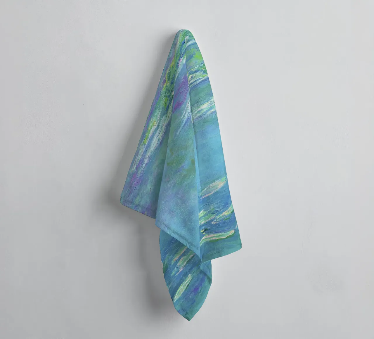 Ninfee di Claude Monet (1840-1926) asciugamano da bagno da Classic Art Prints