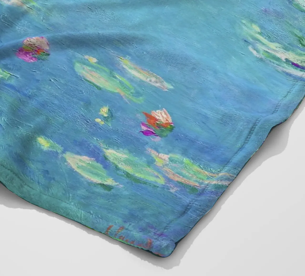 Ninfee di Claude Monet (1840-1926) coperta in pile da Classic Art Prints