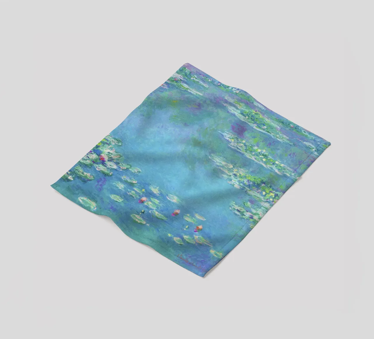 Ninfee di Claude Monet (1840-1926) coperta in pile da Classic Art Prints