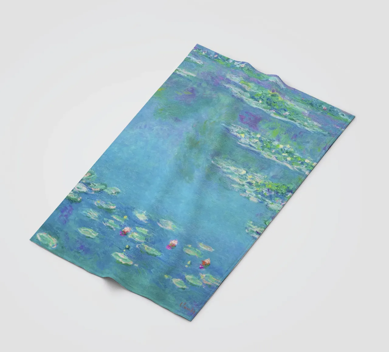 Ninfee di Claude Monet (1840-1926) coperta in pile da Classic Art Prints