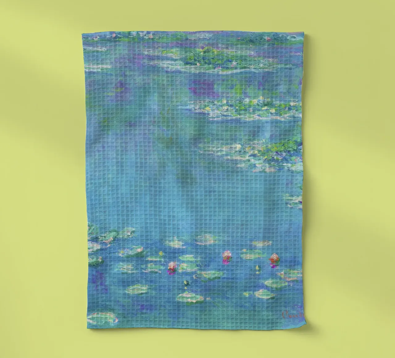 Ninfee di Claude Monet (1840-1926) canovaccio da cucina da Classic Art Prints