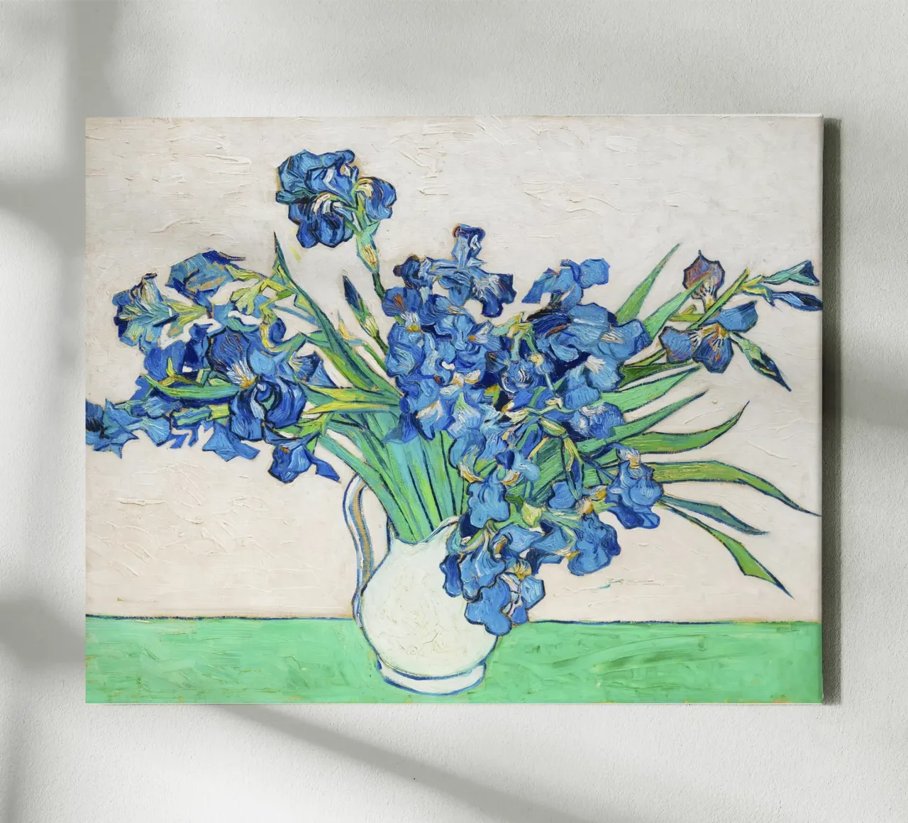 Iris di Vincent van Gogh (1890) è una delle sue opere più celebri. tela con Cornice a cassetta da Classic Art Prints