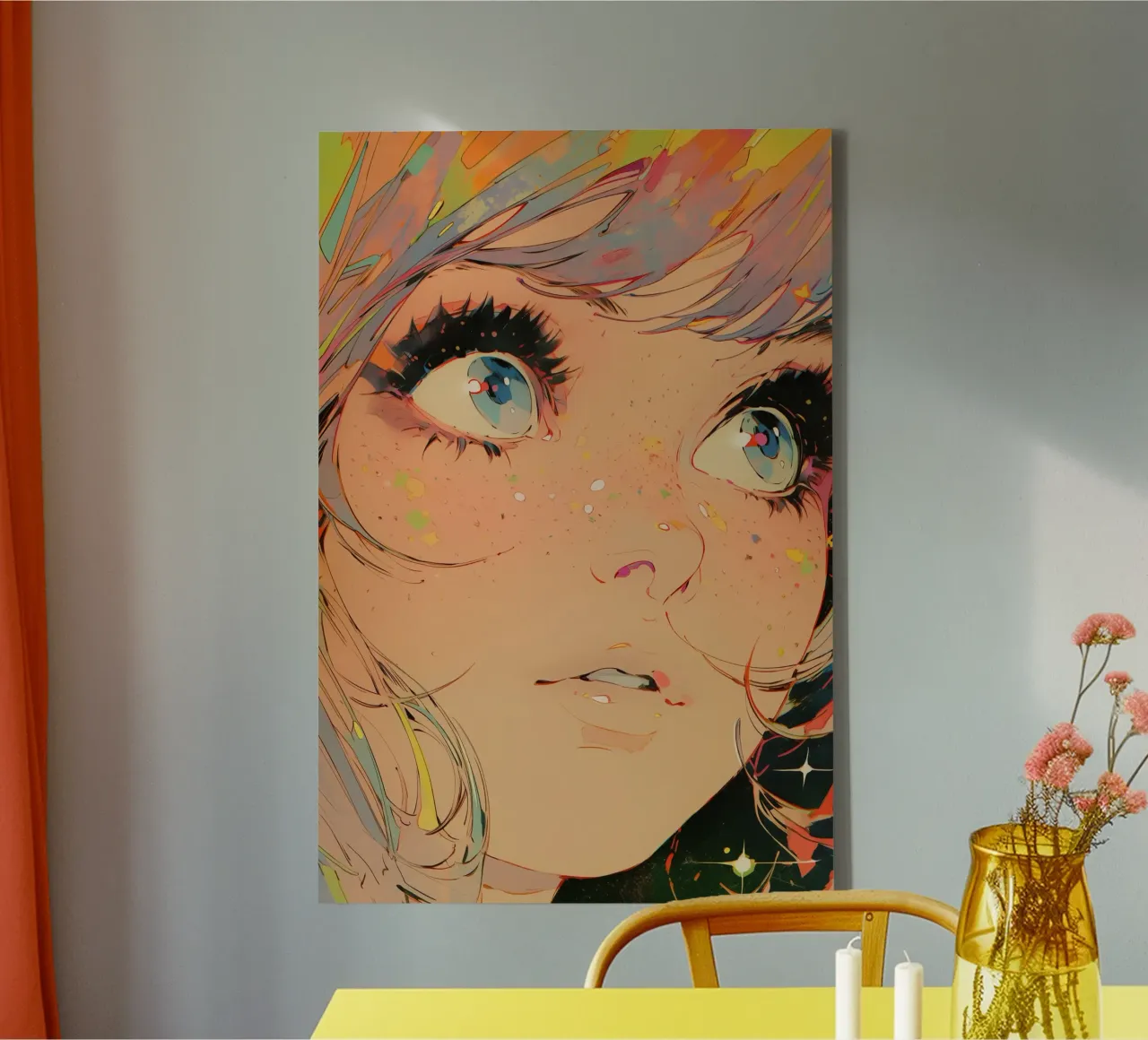 Pixie Pop Collection No 01 tela con Cornice a cassetta da treechild