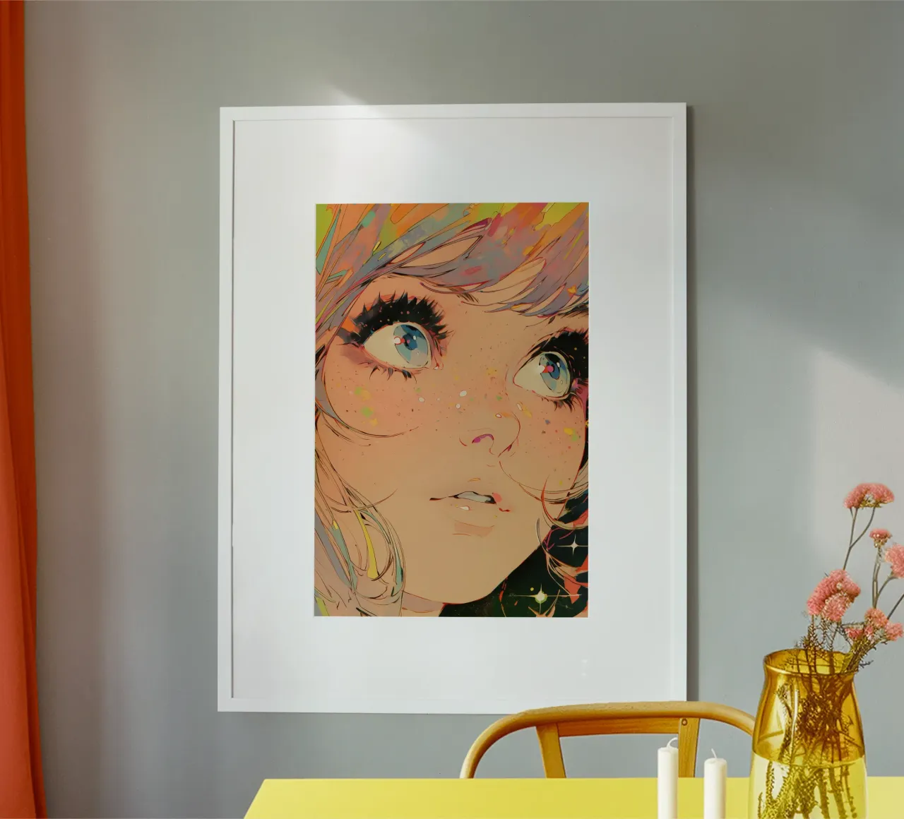 Pixie Pop Collection No 01 poster con telaio in legno da treechild