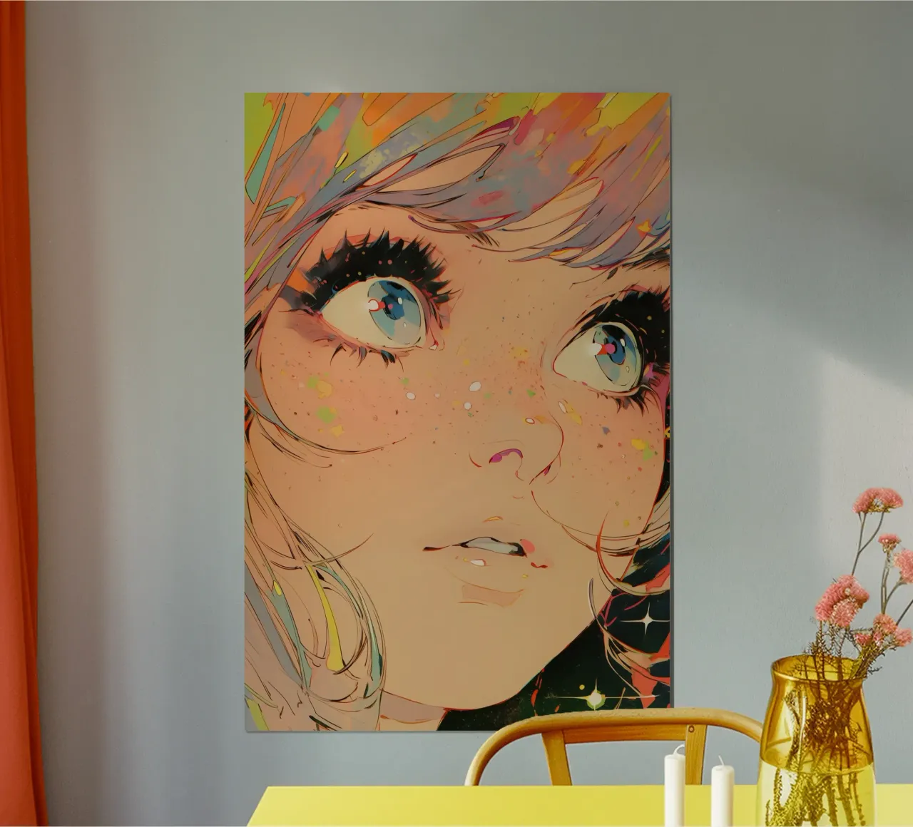 Pixie Pop Collection No 01 poster con telaio in legno da treechild