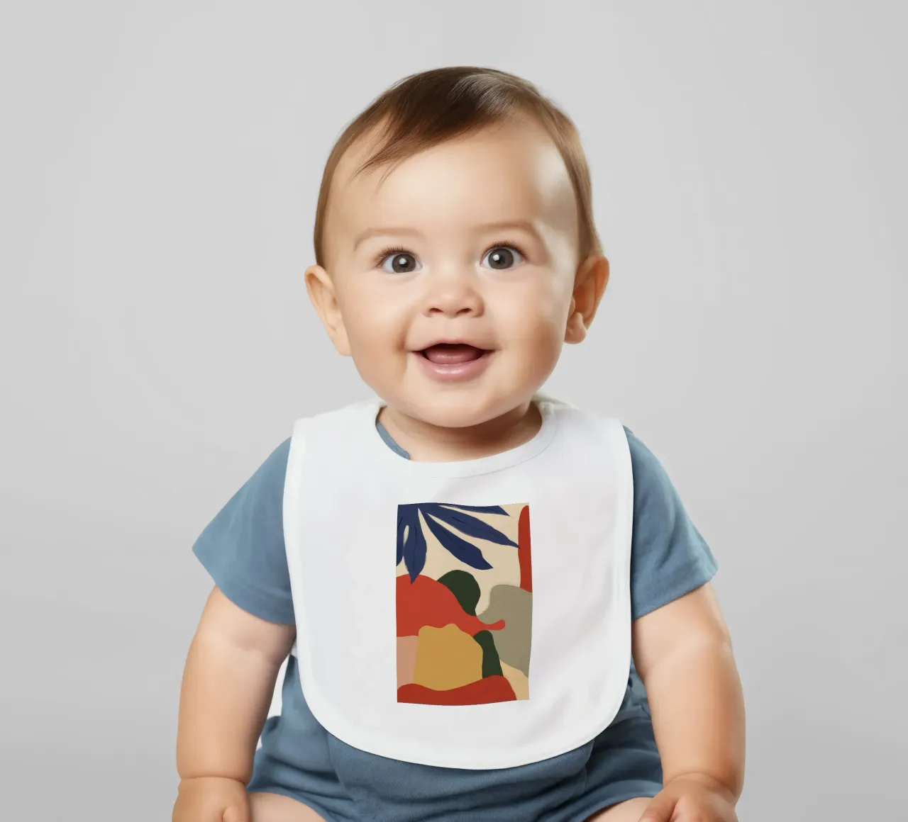 Forme astratte di fogliame bavaglino da Lyra Glaze