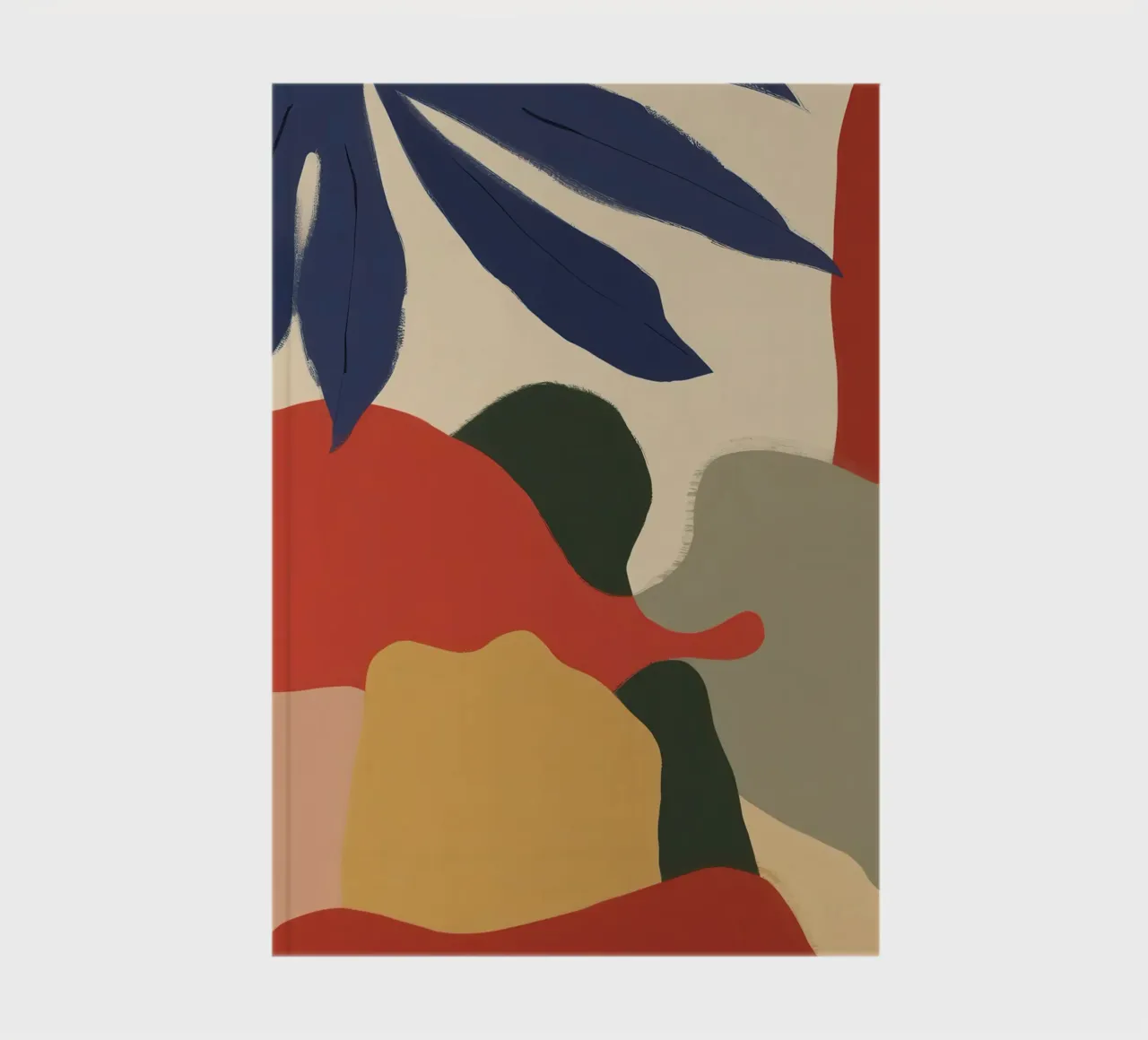 Abstract Foliage Forms notebook by Lyra Glaze