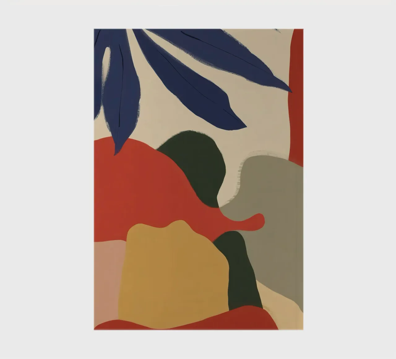 Abstract Foliage Forms notebook by Lyra Glaze