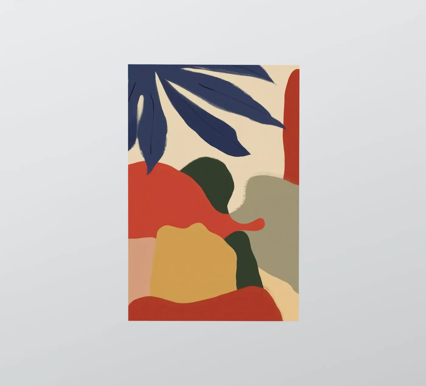 Abstract Foliage Forms sticker by Lyra Glaze