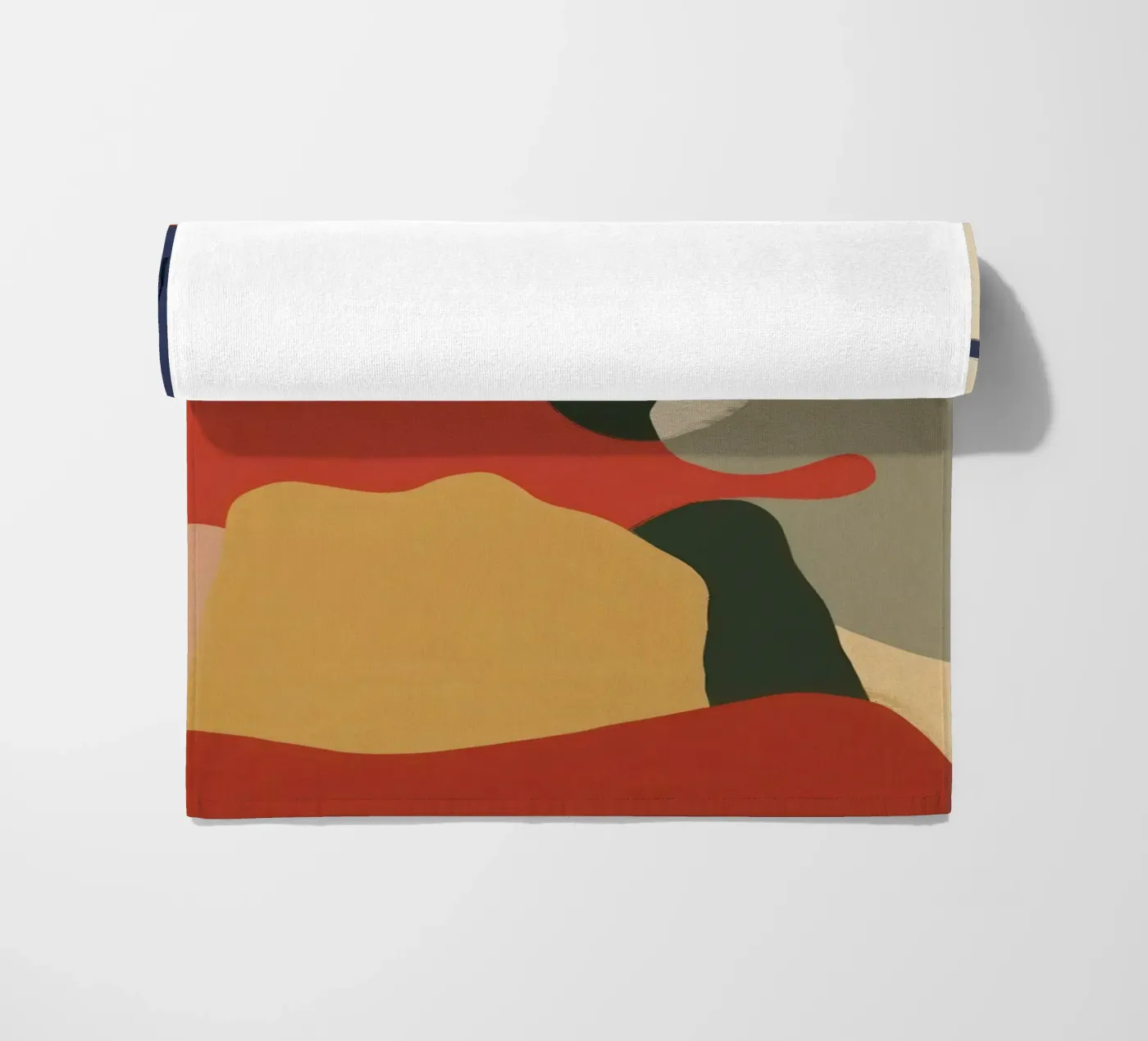 Abstract Foliage Forms beach towel by Lyra Glaze