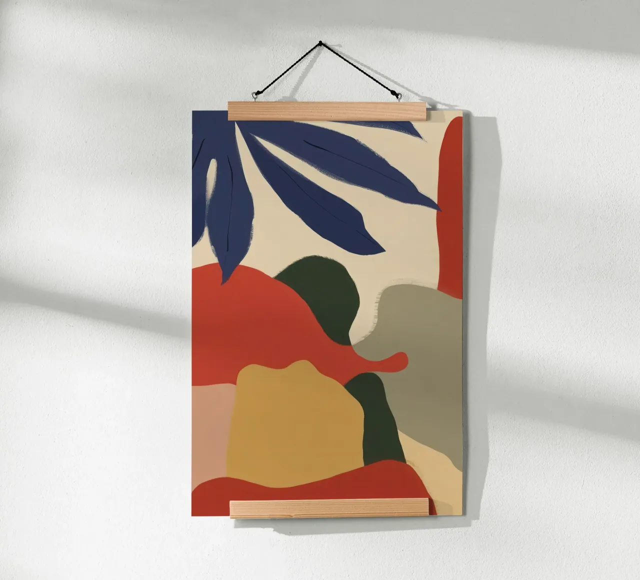 Abstract Foliage Forms poster by Lyra Glaze