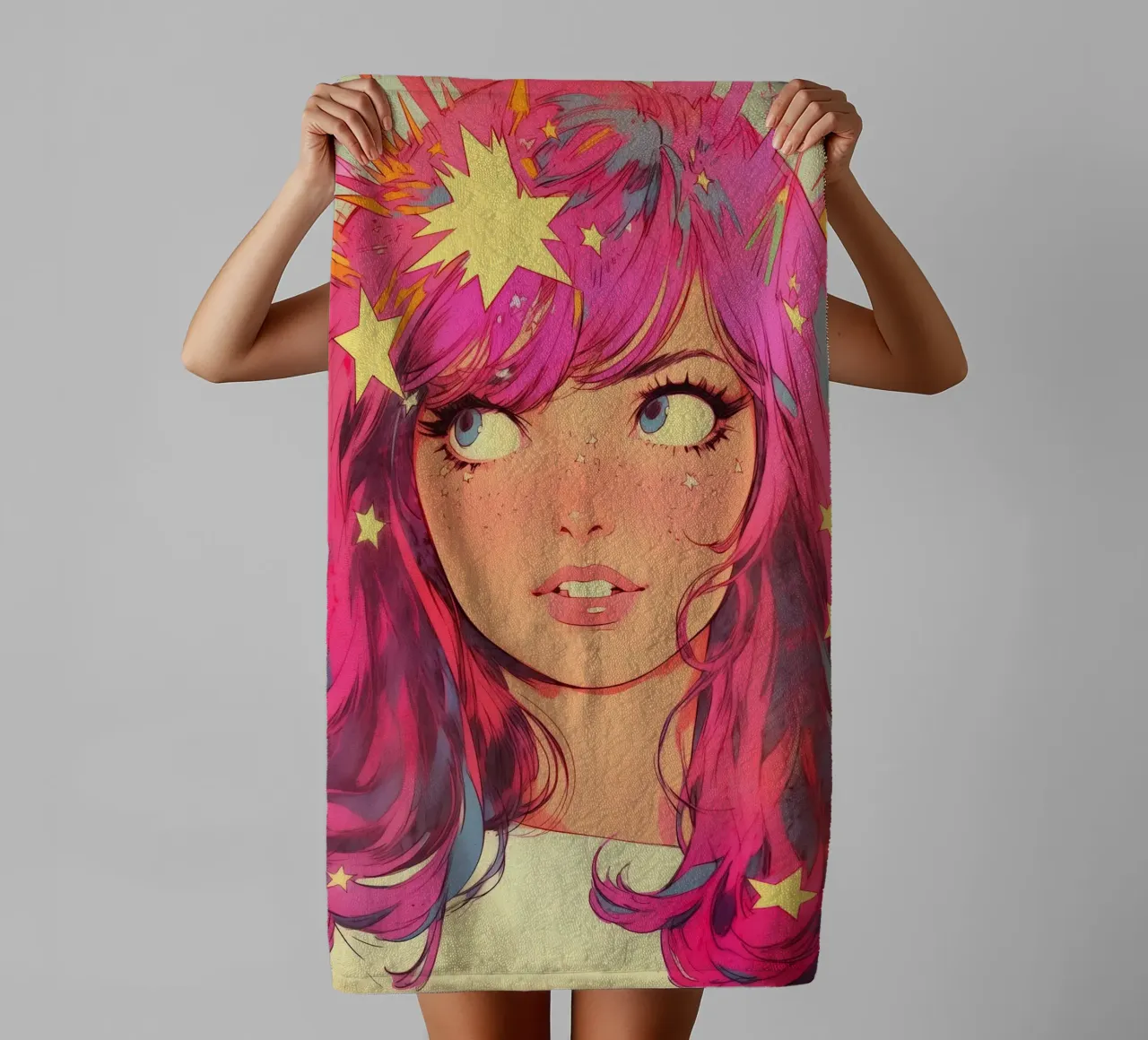 Pixie Pop Collection No 02 asciugamano da bagno da treechild