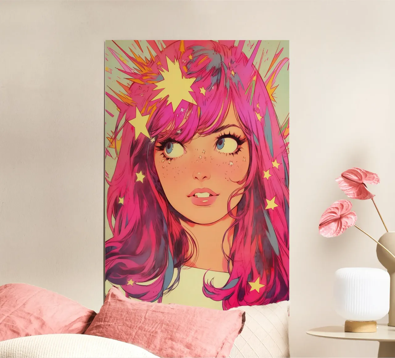Pixie Pop Collection No 02 poster con telaio in legno da treechild