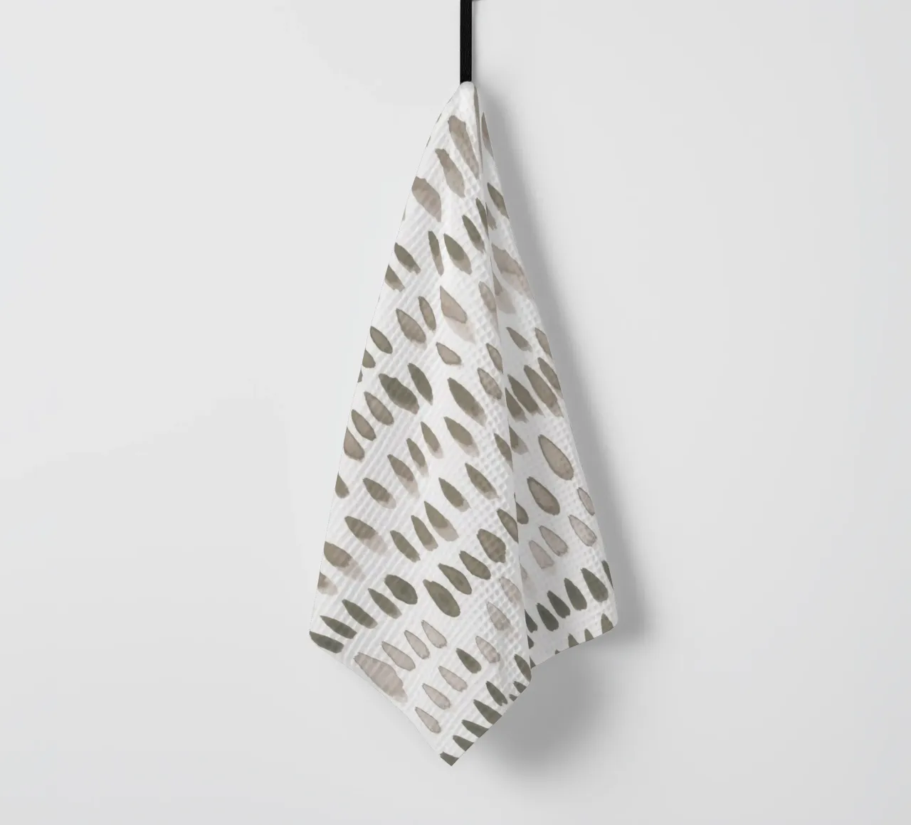 painted dots light brown canovaccio da cucina da IRIS LEHNHARDT FINE ART