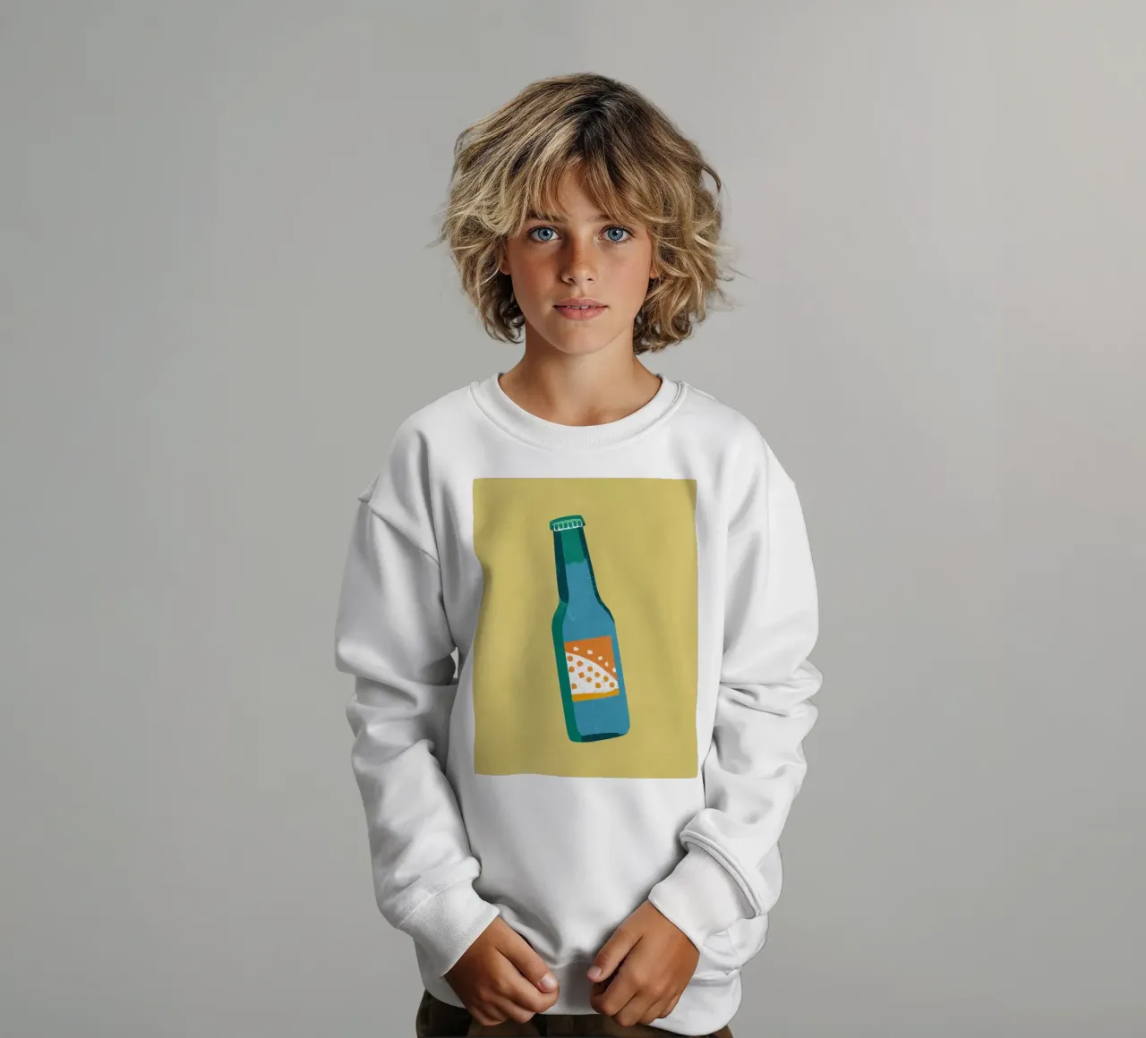 Semplice rinfresco pop felpa bambino da Bara Suara