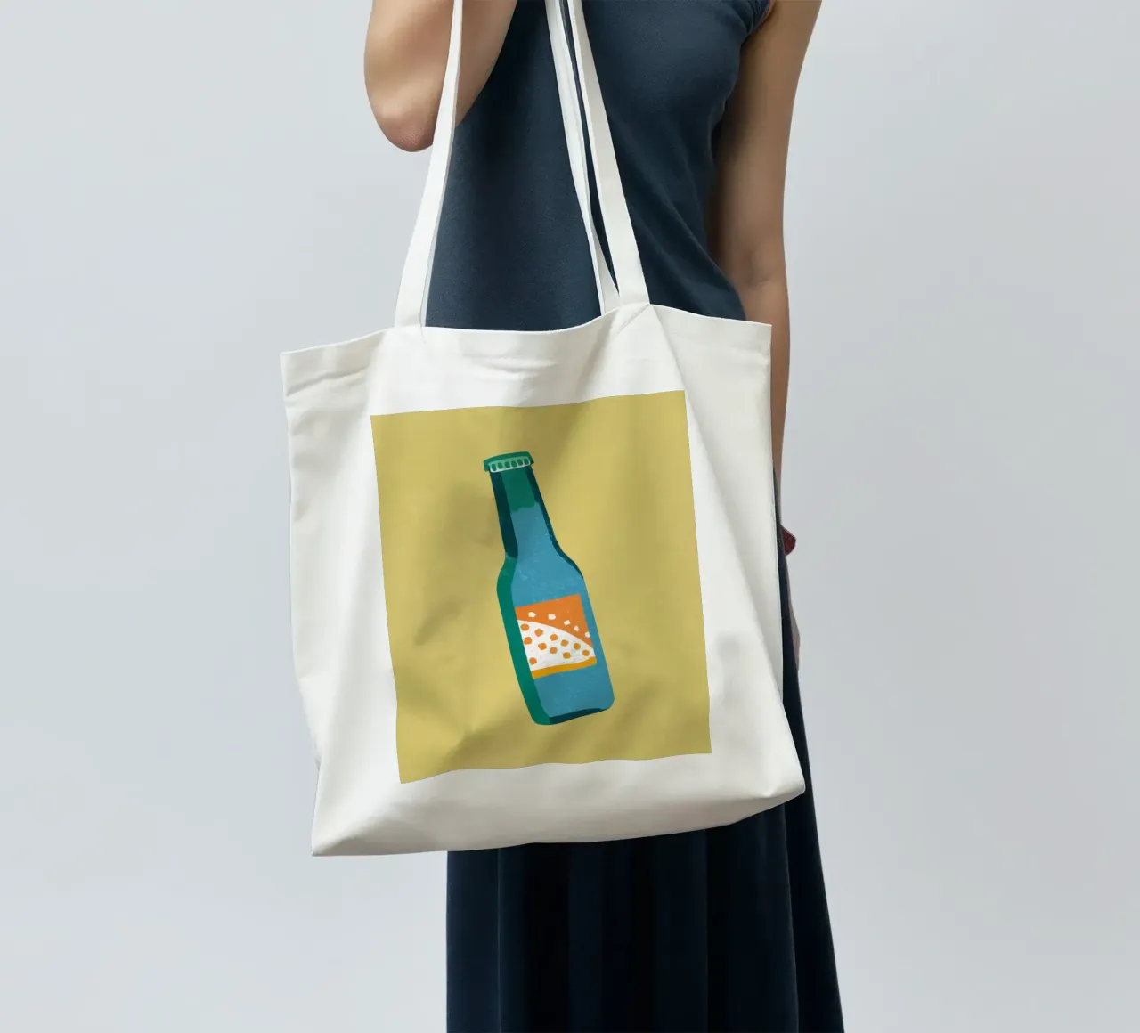 Semplice rinfresco pop borsa in juta da Bara Suara