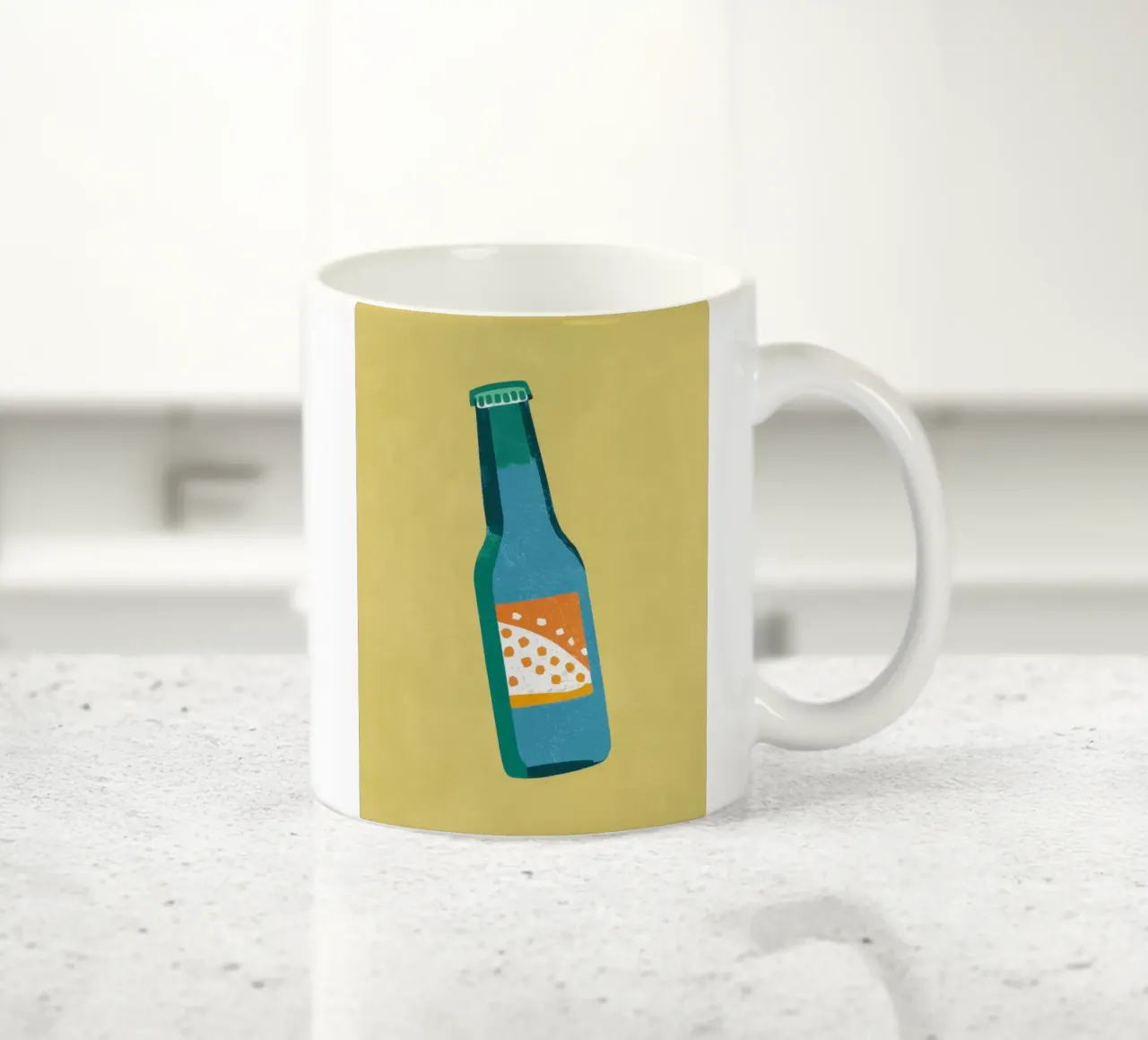 Semplice rinfresco pop tazza in ceramica da Bara Suara