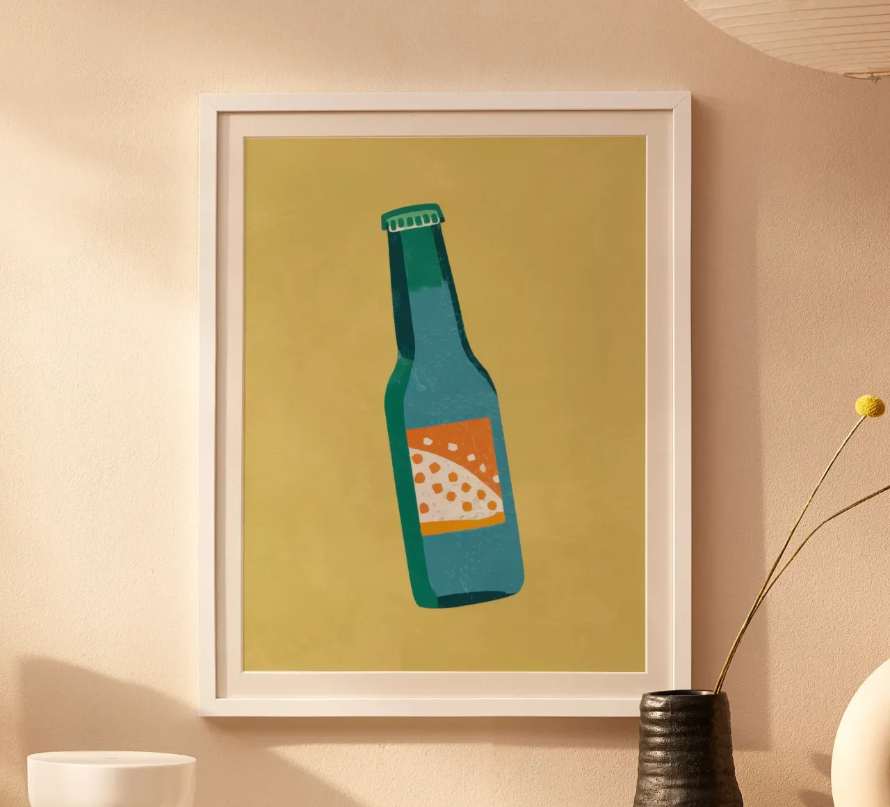Semplice rinfresco pop poster con telaio in plastica da Bara Suara