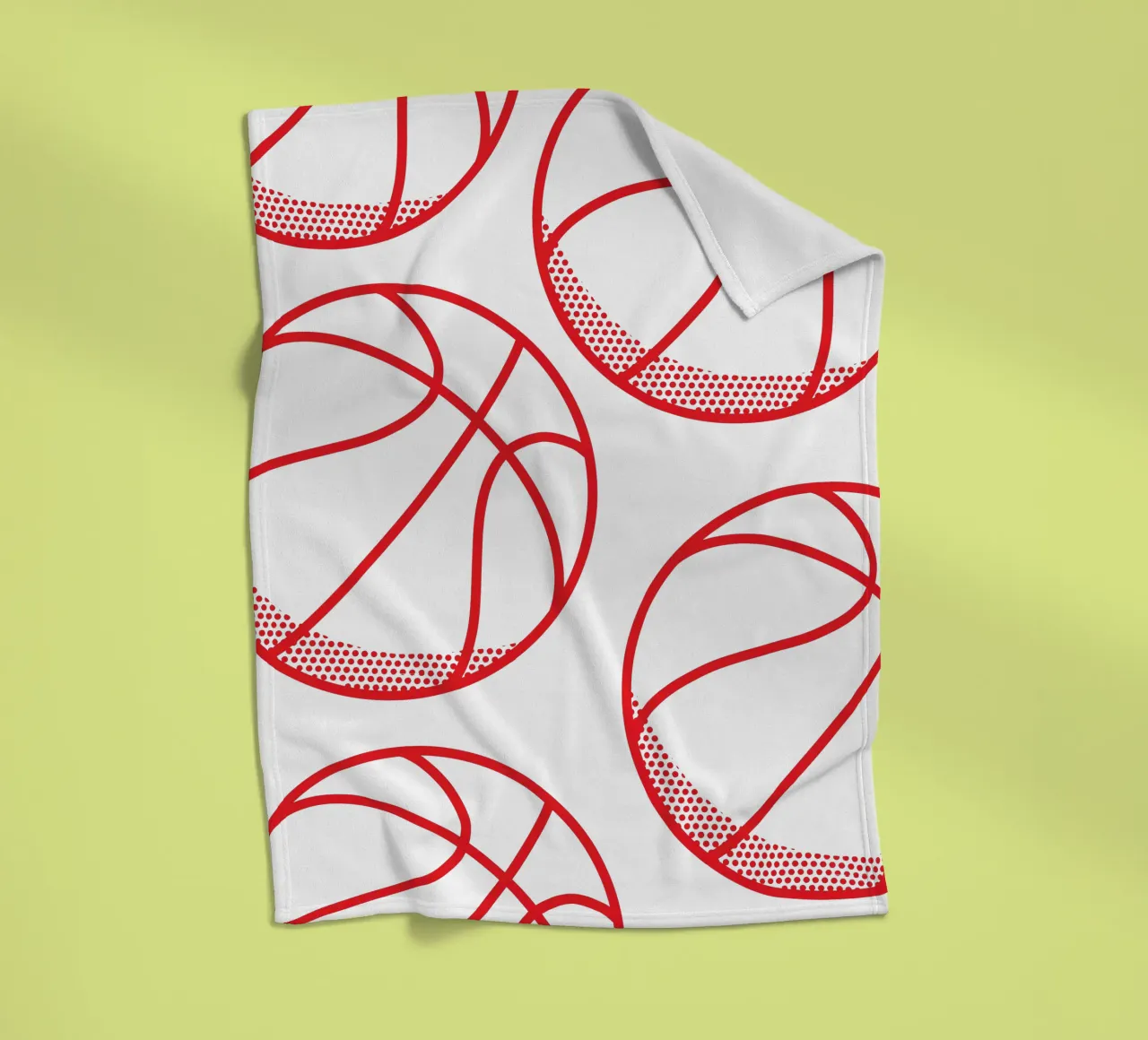 Pallacanestro coperta in pile da we line studio - design