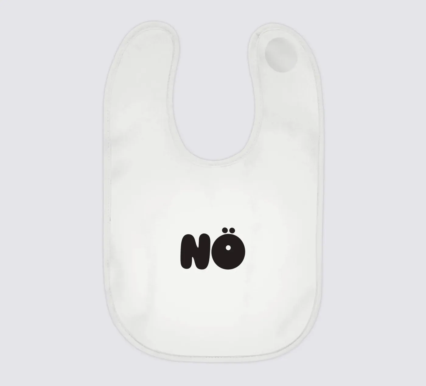 Nö baby bib by Verplanungsagentur