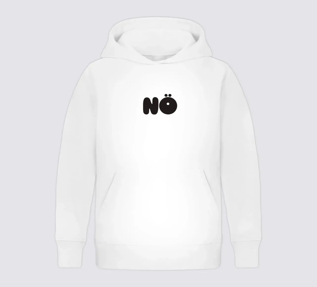Nö kids hoodie by Verplanungsagentur