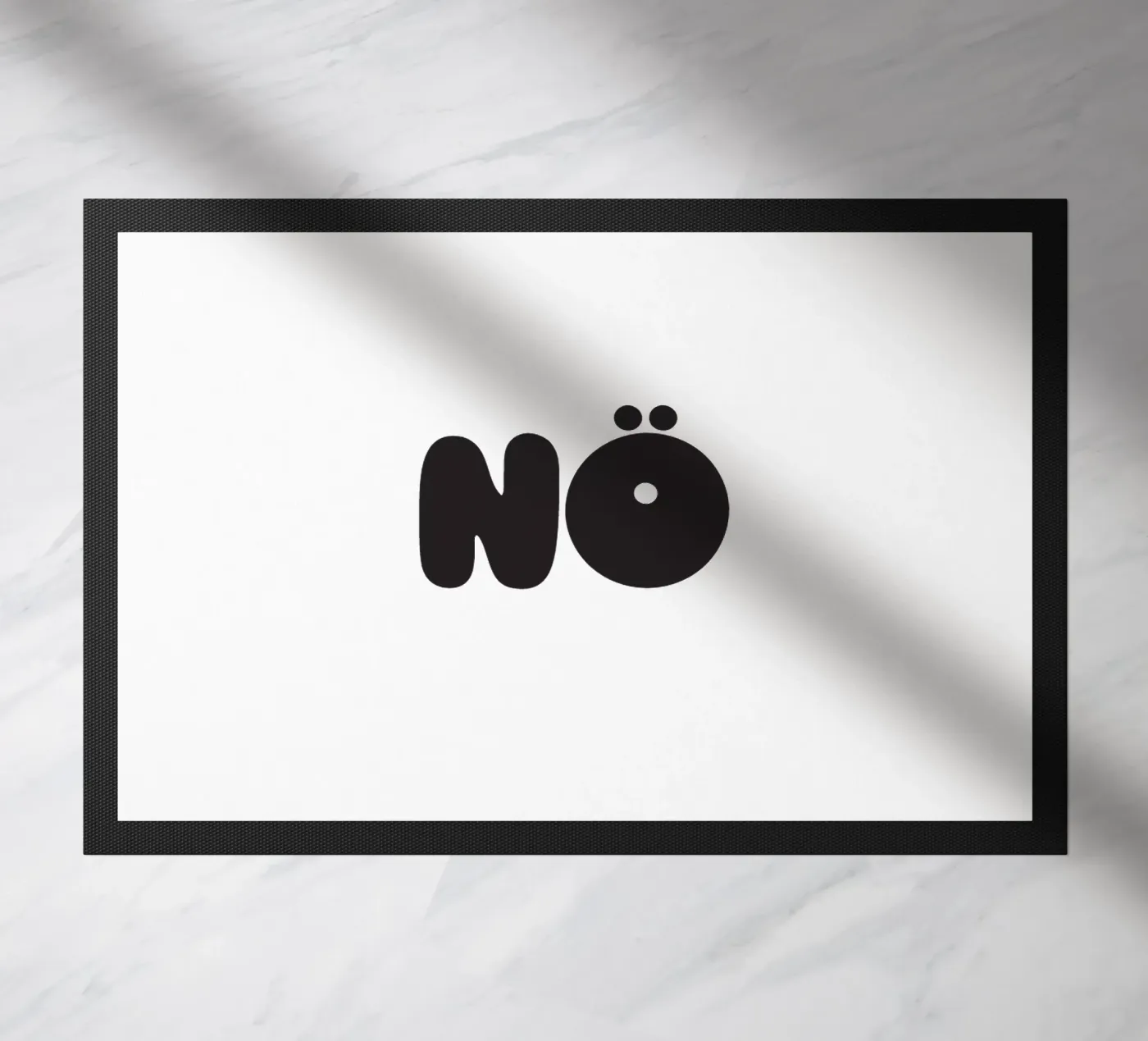 Nö doormat by Verplanungsagentur