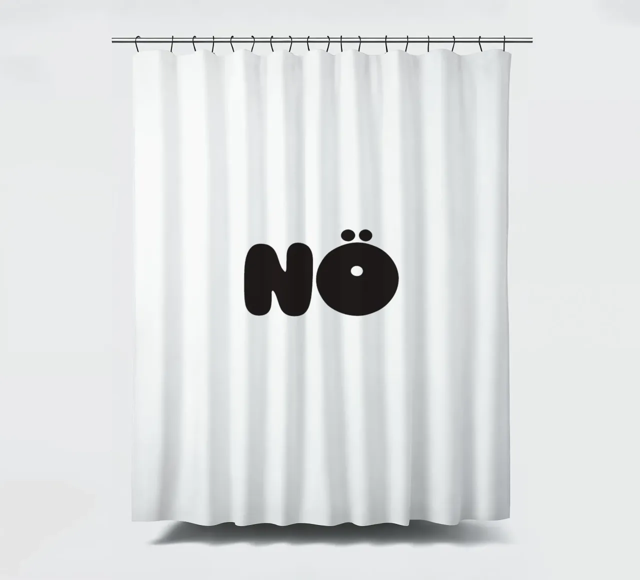 Nö Duschvorhang von Verplanungsagentur