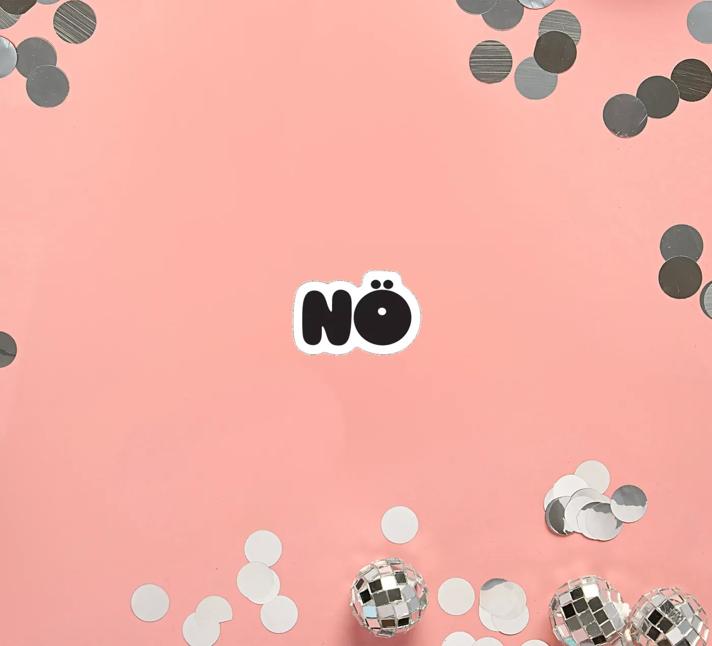 Nö sticker by Verplanungsagentur