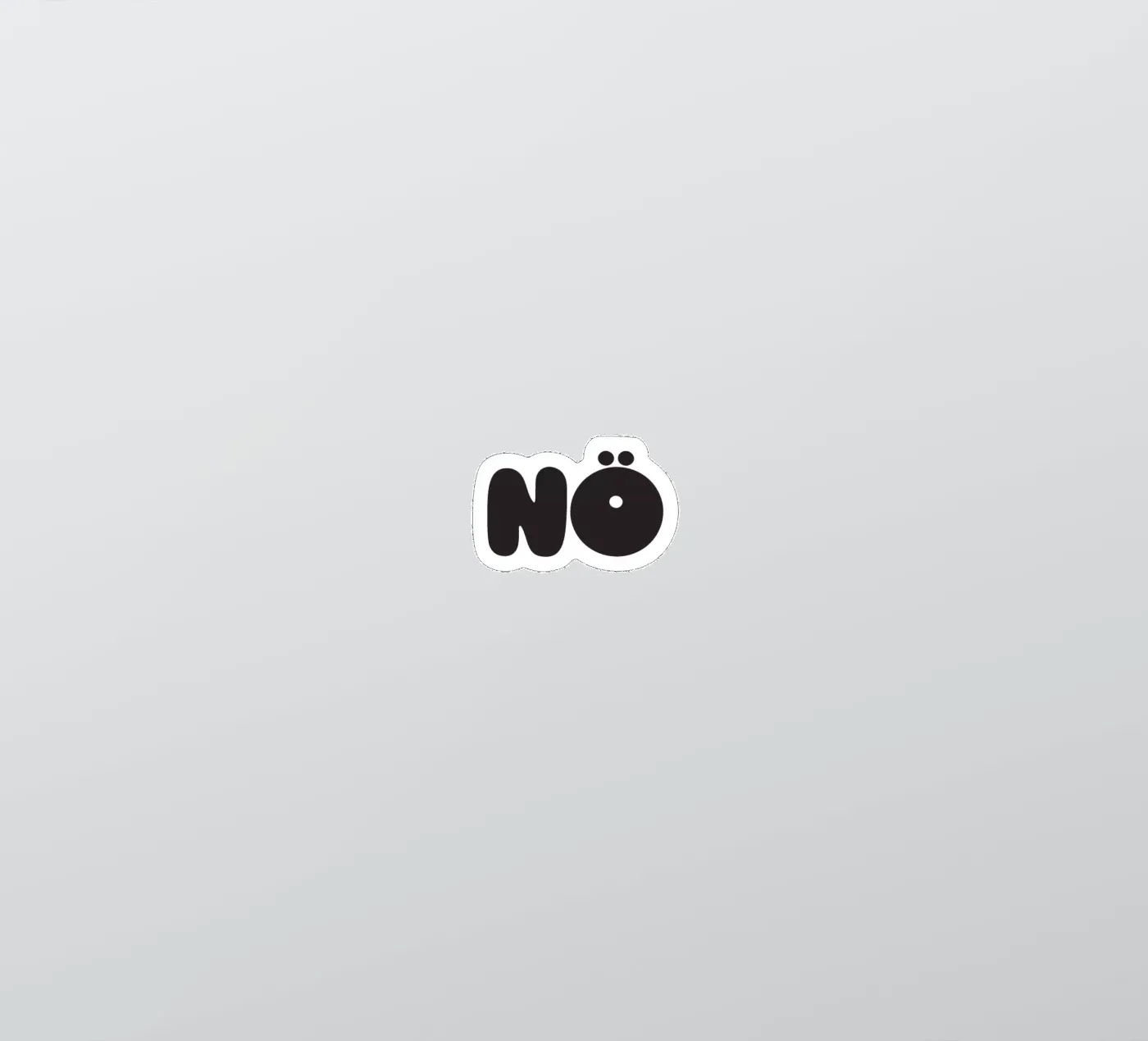 Nö sticker by Verplanungsagentur