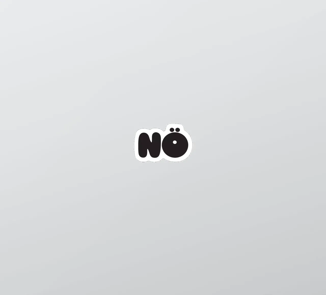 Nö sticker van Verplanungsagentur