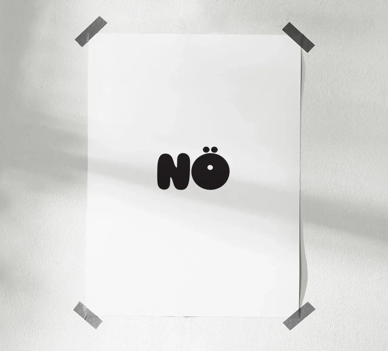 Nö Poster von Verplanungsagentur