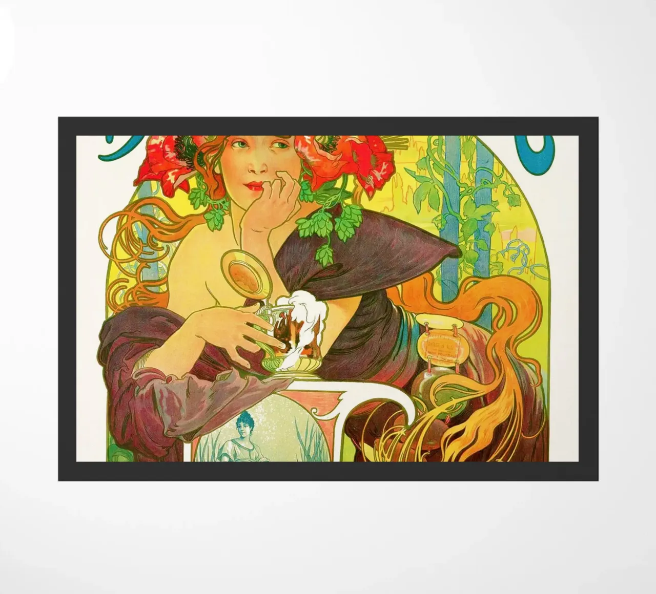Bières de la Meuse di Alphonse Mucha zerbino da Venus Art