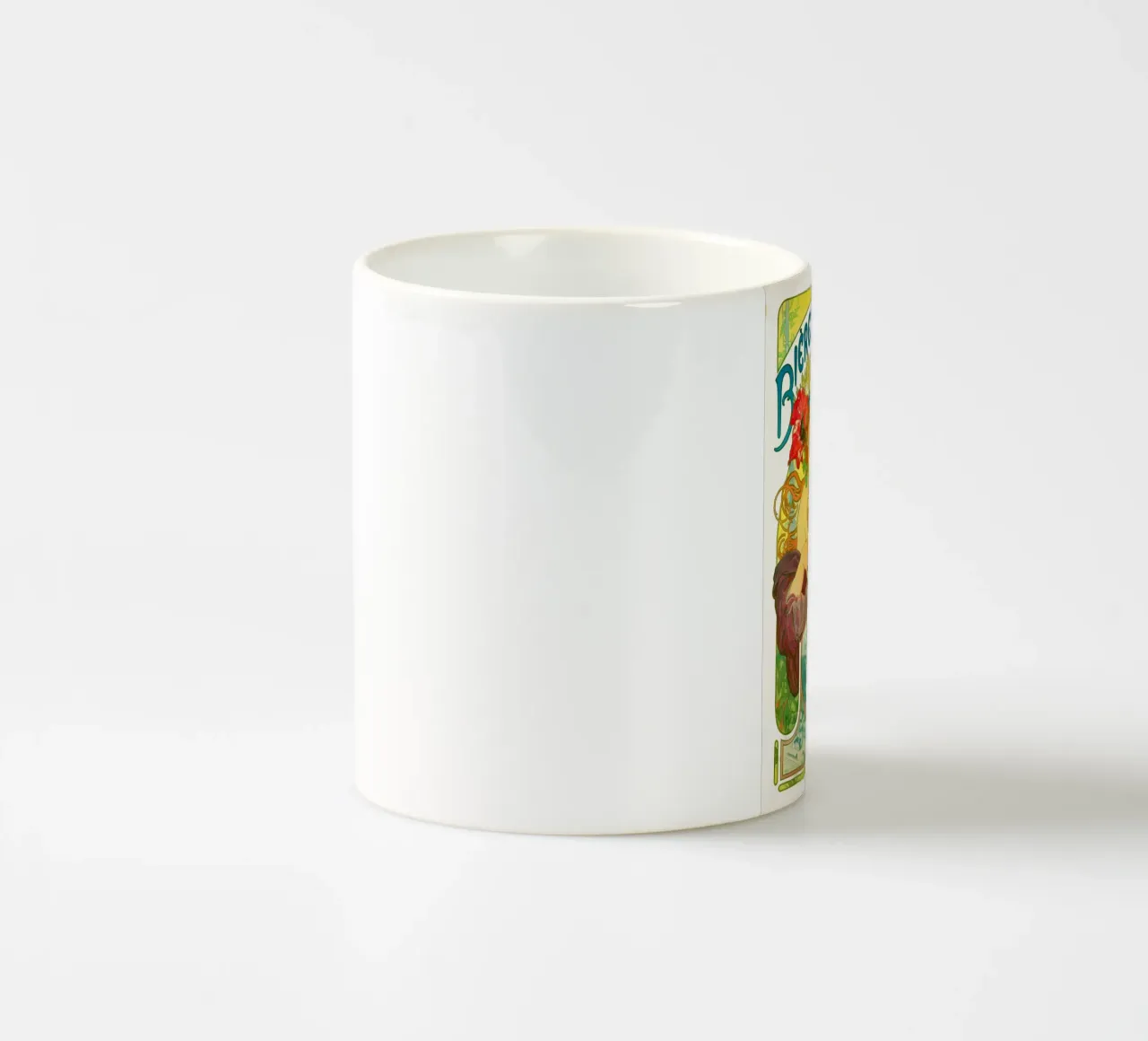 Bières de la Meuse di Alphonse Mucha tazza in ceramica da Venus Art