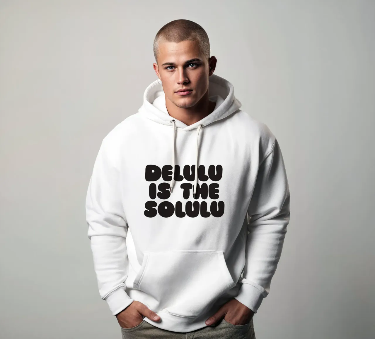 Delulu felpa con cappuccio da Verplanungsagentur