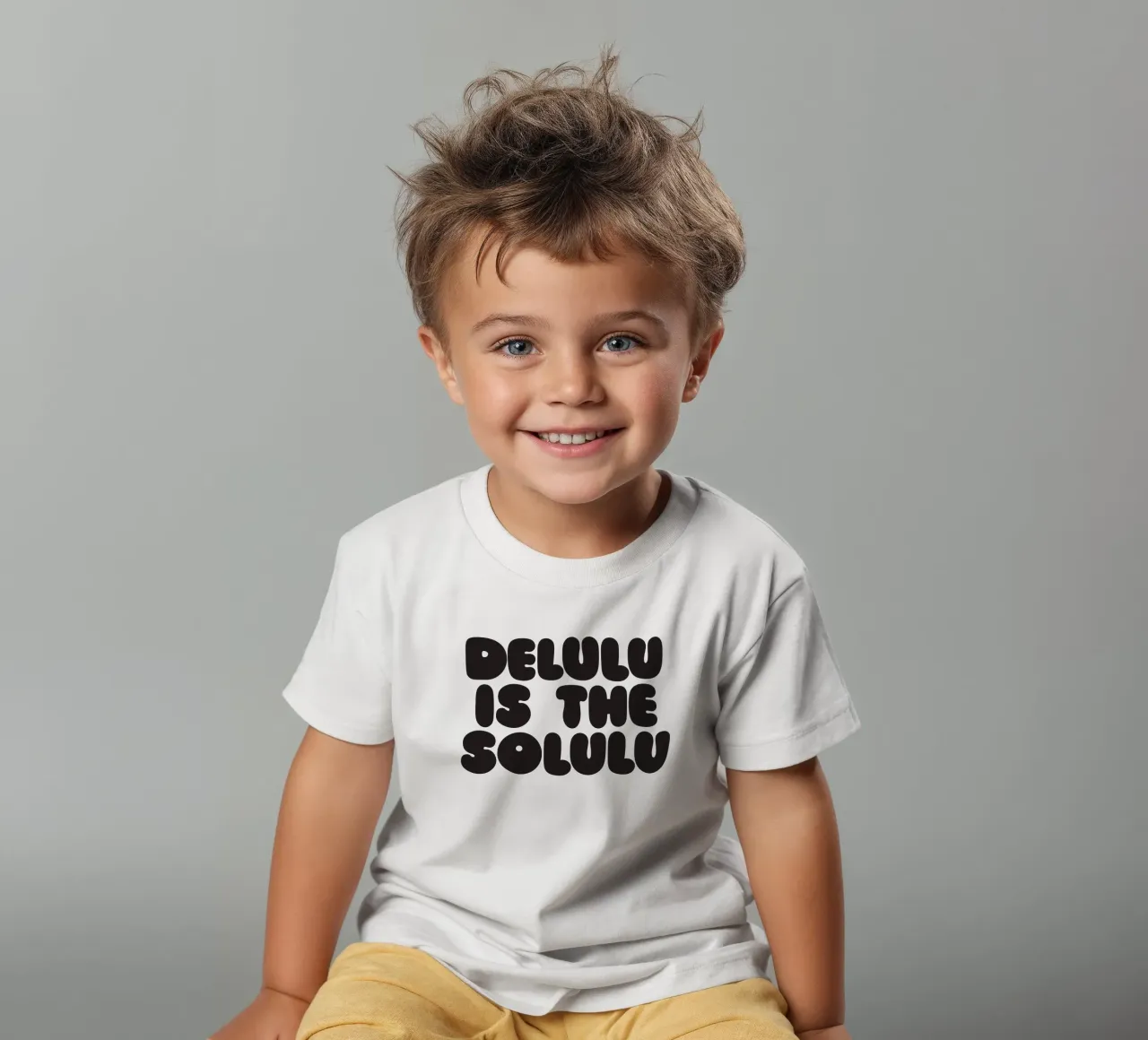Delulu kids t-shirt by Verplanungsagentur