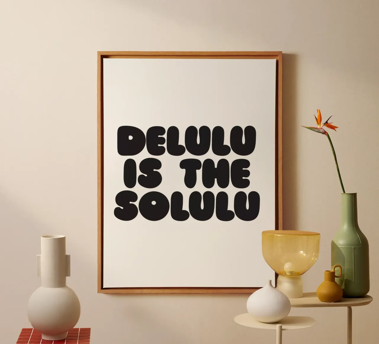 Delulu canvas by Verplanungsagentur