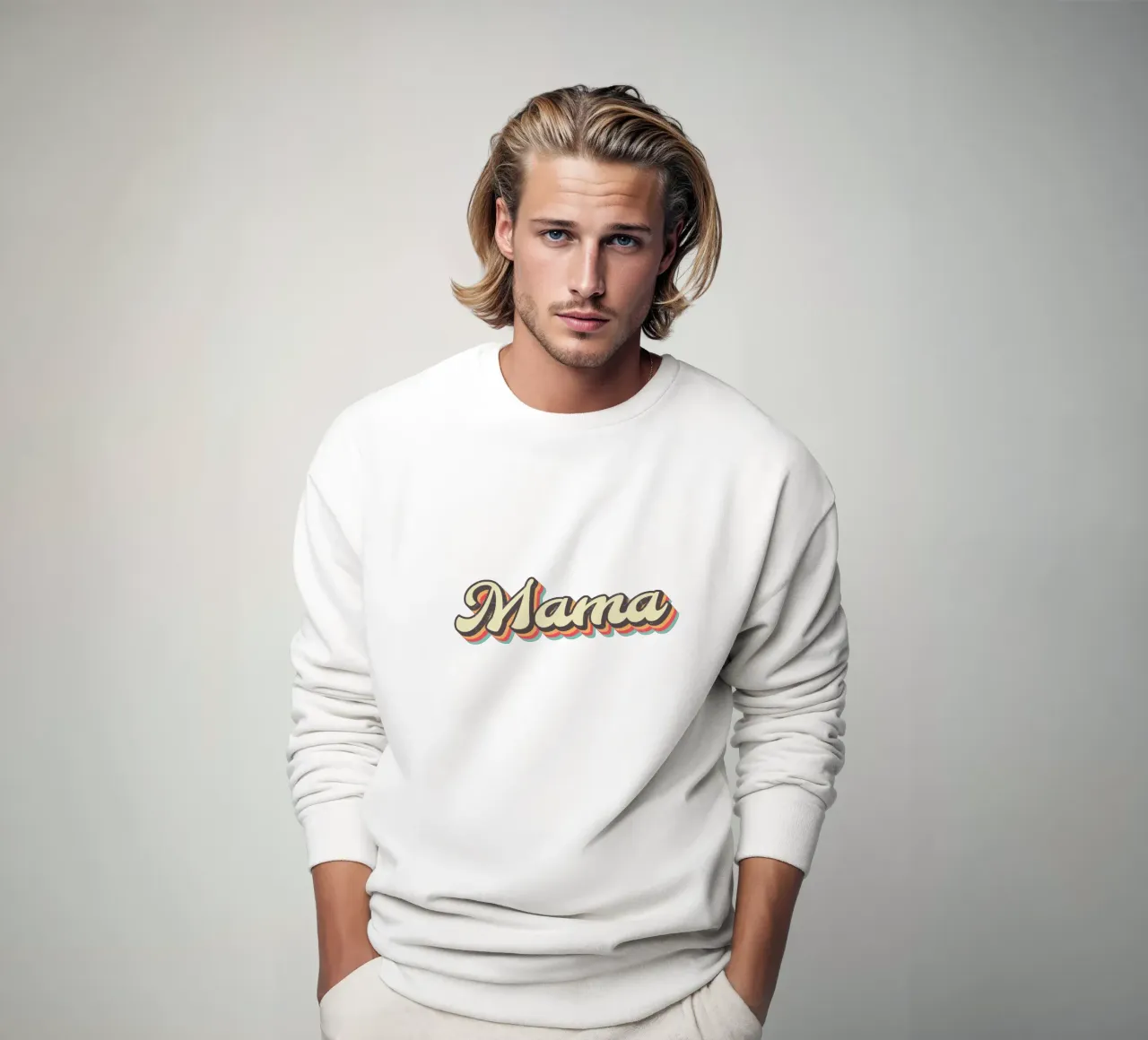 Mama - Vintage felpa da Black Sign Artwork