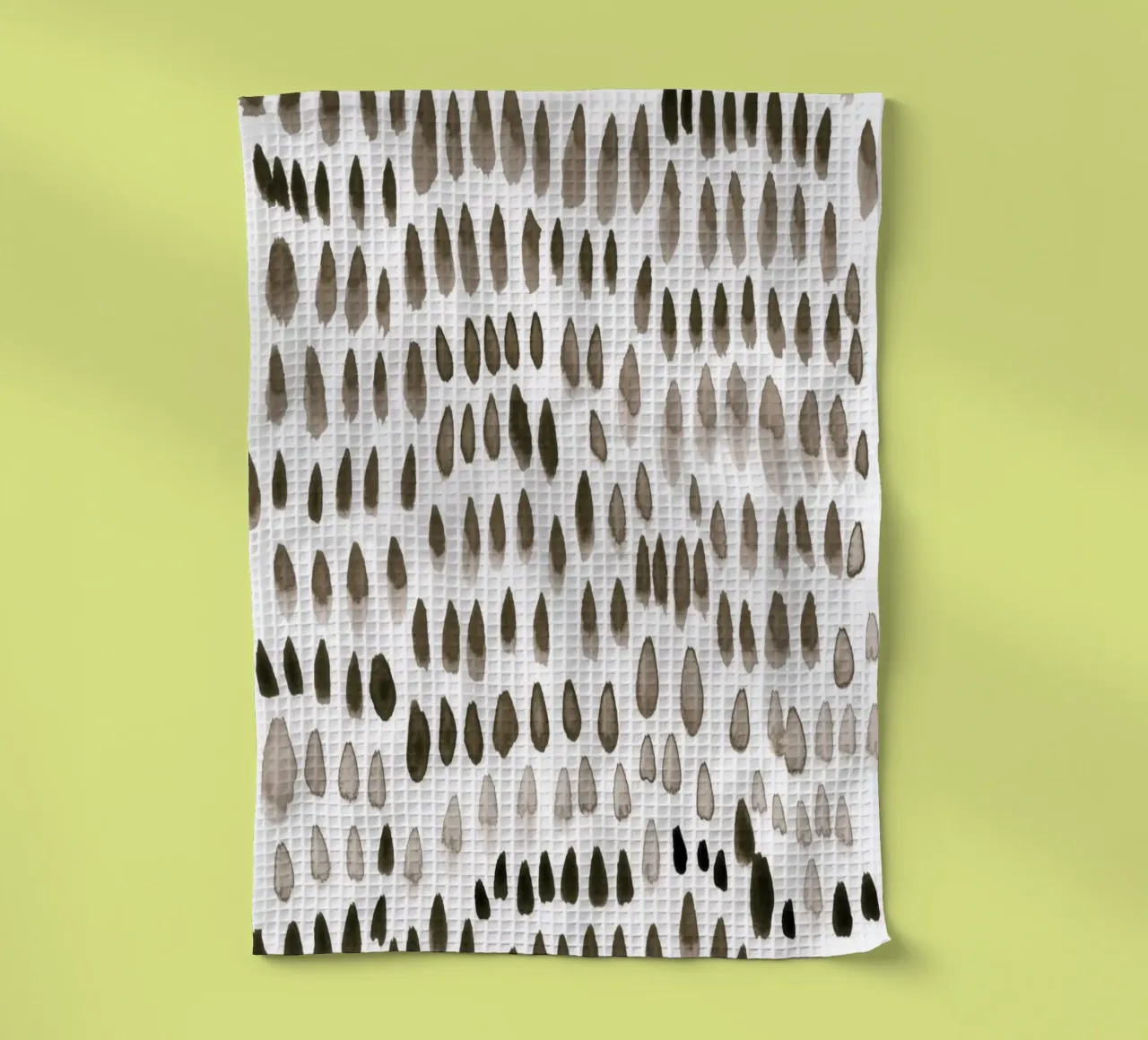 painted dots brown canovaccio da cucina da IRIS LEHNHARDT FINE ART