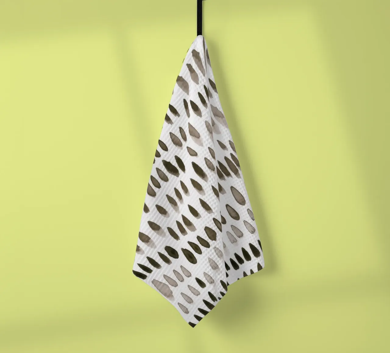 painted dots brown canovaccio da cucina da IRIS LEHNHARDT FINE ART
