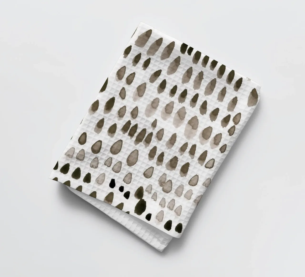 painted dots brown canovaccio da cucina da IRIS LEHNHARDT FINE ART