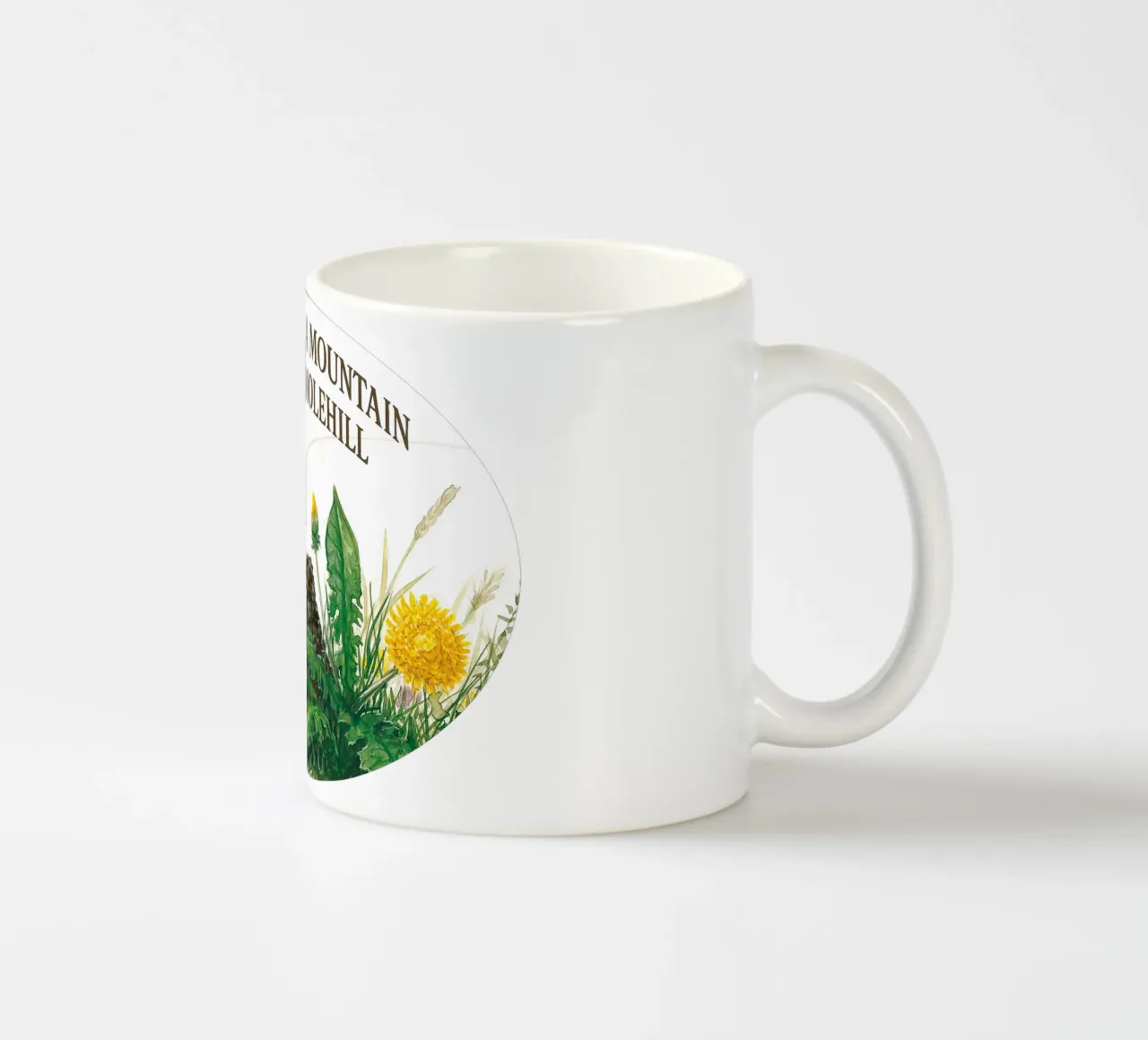 DON´T MAKE A MOUNTAIN OUT OF A MOLEHILL tazza in ceramica da Vintage Van Gogh