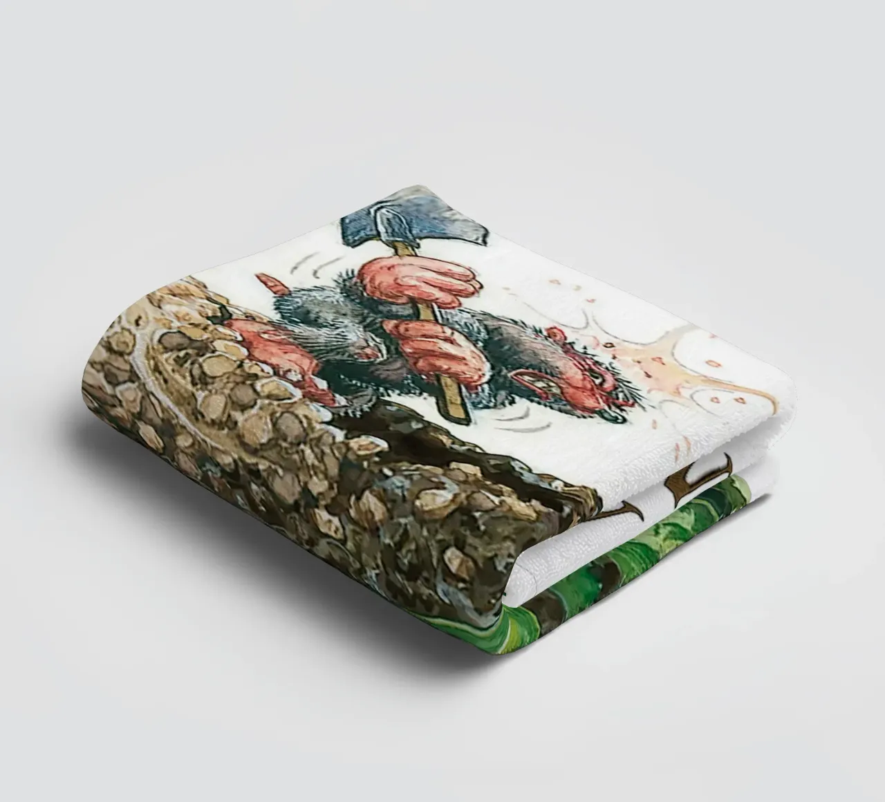 DON´T MAKE A MOUNTAIN OUT OF A MOLEHILL asciugamano da bagno da Vintage Van Gogh