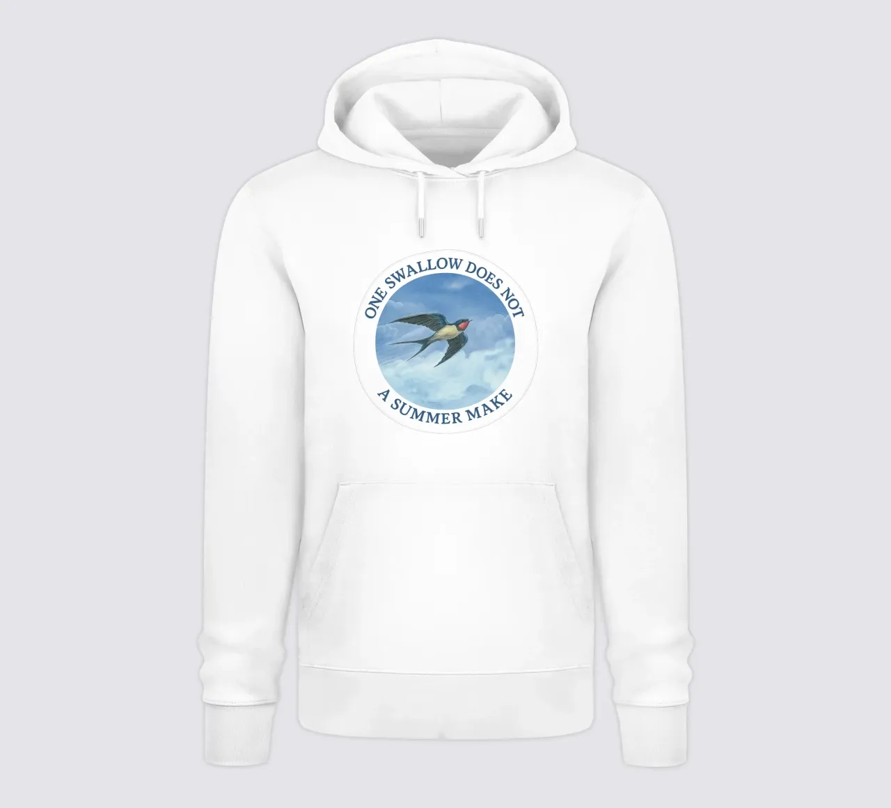 ONE SWALLOW DOES NOT A SUMMER MAKE felpa con cappuccio da Vintage Van Gogh